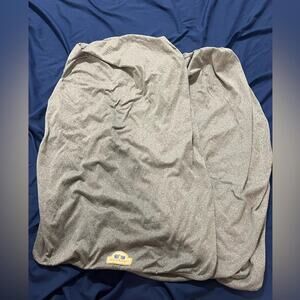 Blue Snail 2 Pack Heather Gray Changing Pad Covers Stretch Fit 16x32 EUC